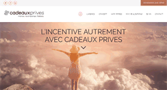 Desktop Screenshot of cadeaux-prives.com