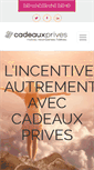 Mobile Screenshot of cadeaux-prives.com