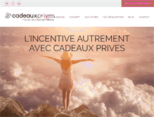 Tablet Screenshot of cadeaux-prives.com